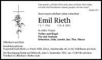 eine Anzeige