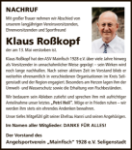 eine Anzeige