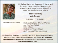 eine Anzeige