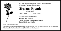 eine Anzeige